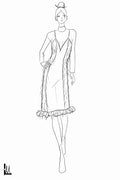 CATWALK FASHION FIGURE TEMPLATE